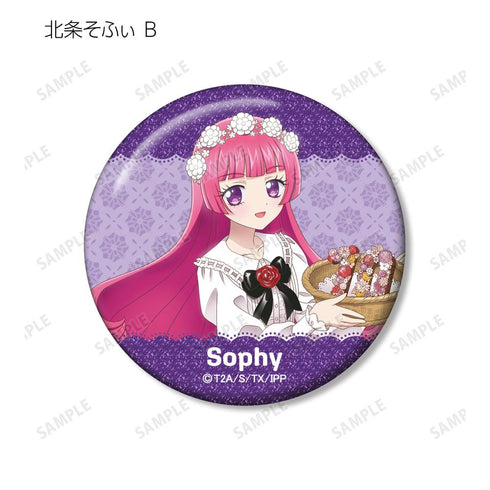 『プリパラ10周年』描き下ろし 花まつりver. トレーディンググリッター缶バッジ(単位/BOX)