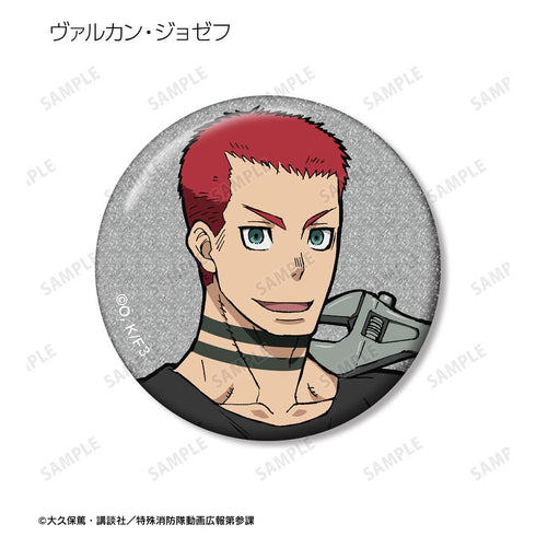 『炎炎ノ消防隊 参ノ章』トレーディンググリッター缶バッジ(単位/BOX)