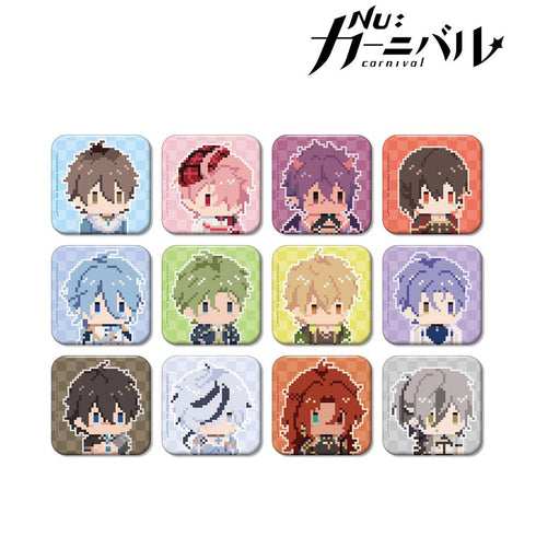 『NU: カーニバル』トレーディングドット絵スクエア缶バッジ(単位/BOX)