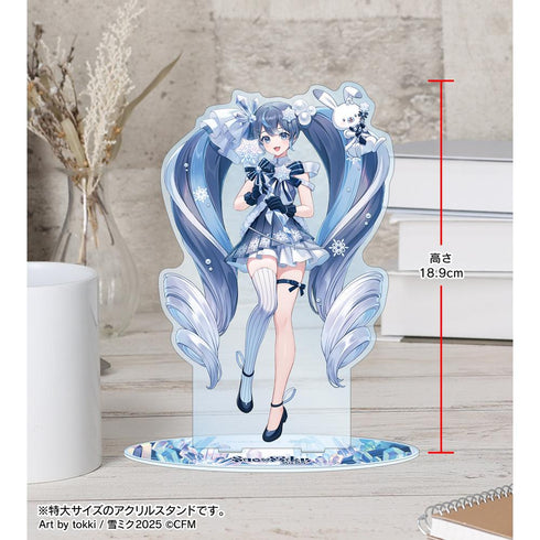 『初音ミク SNOW MIKU 2025』SNOW MIKU 2025 雪ミク Art by tokki 特大アクリルスタンド