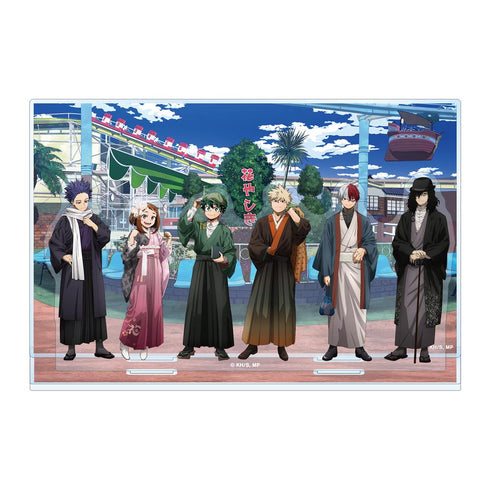 『僕のヒーローアカデミア』描き下ろし 集合 花やしきver. アクリルジオラマ