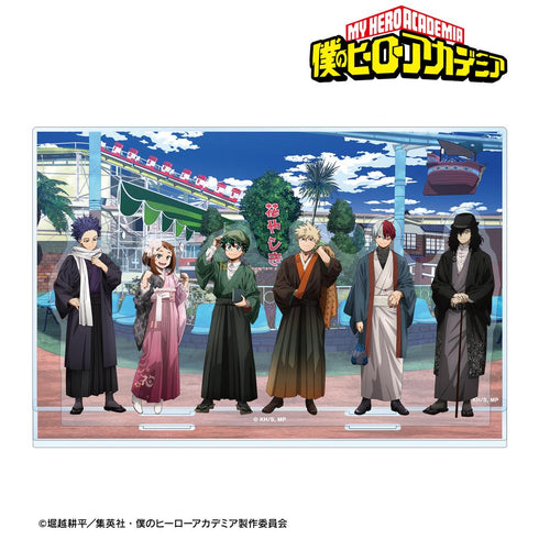 『僕のヒーローアカデミア』描き下ろし 集合 花やしきver. アクリルジオラマ