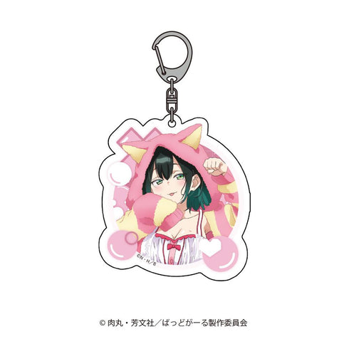 『ばっどがーる』アクリルキーホルダー 瑠璃葉るら