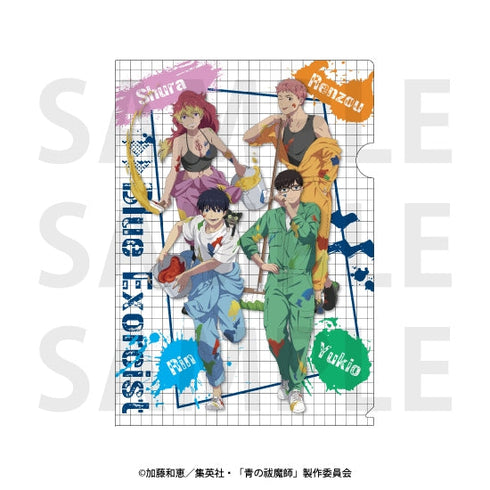 『青の祓魔師 雪ノ果篇』クリアファイル ペンキアート