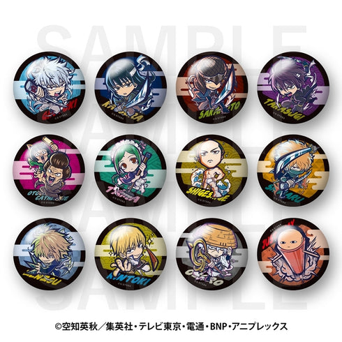 『銀魂』イートゥーン第3弾 トレーディングメタリック缶バッジ(全12種)【BOX】