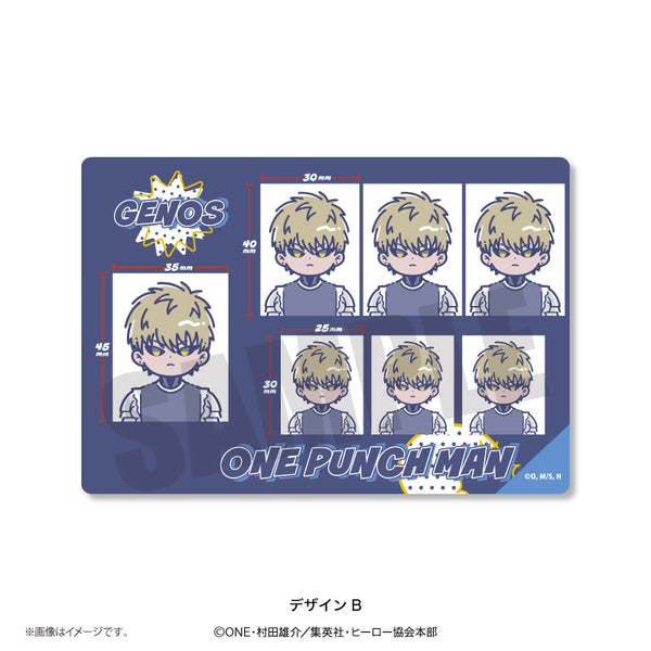 『ワンパンマン』証明写真風ステッカー Bジェノス