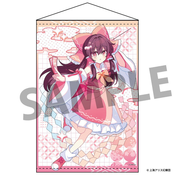 Touhou Project B2 Tapestry 84: Reimu Hakurei Illustrated by Hakucha Tei