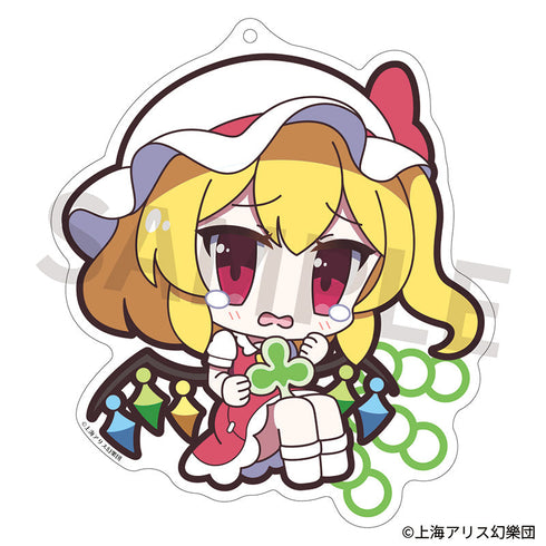 Touhou Project Acrylic Keyholder: Relaxed Touhou 176 Flandre Scarlet Four of a Kind Part 4
