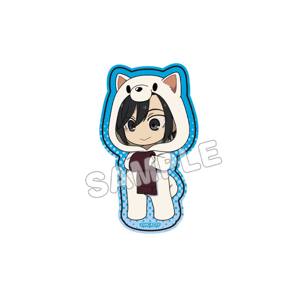 『進撃の巨人』ホログラムダイカットステッカー The Final Season ver. ミカサ