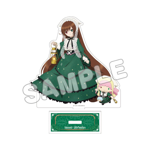 『ローゼンメイデン×サンリオキャラクターズ』アクリルフィギュアL 翠星石×リトルツインスターズ(ララ)