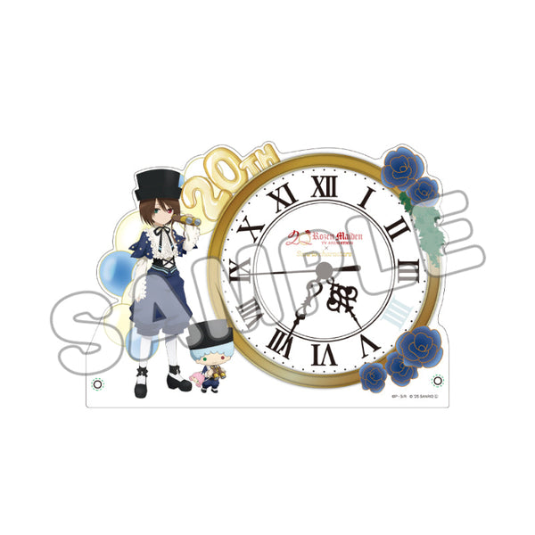 『ローゼンメイデン×サンリオキャラクターズ』アクリルクロック 蒼星石×リトルツインスターズ(キキ)