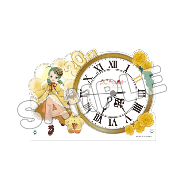 『ローゼンメイデン×サンリオキャラクターズ』アクリルクロック 金糸雀×ポムポムプリン