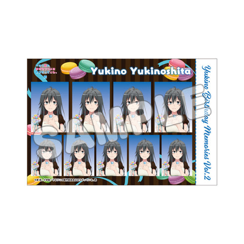 『やはり俺の青春ラブコメはまちがっている。続』俺ガイル続 証明写真風ハーフカットステッカー 雪乃 vol.2