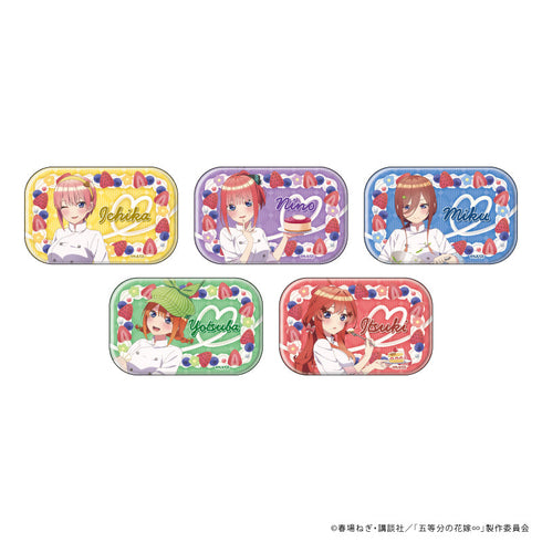 『五等分の花嫁∽』スクエア缶バッジ(横長)01/REVIVALver. BOX(全5種)(描き下ろしイラスト)