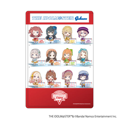 『学園アイドルマスター』キャラクリアケース02/集合デザイン クレープ風ドレスver.(ミニキャライラスト)