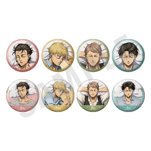 『進撃の巨人』おやすみ調査兵団 キラキラトレーディング缶バッジ【BOX】