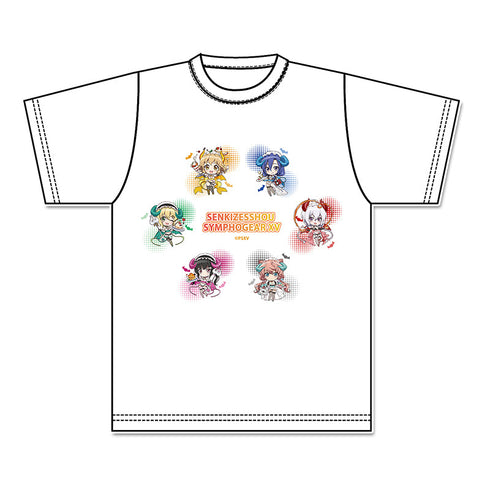 『戦姫絶唱シンフォギアXV』ぷちちょこ グラフィックTシャツ【小悪魔ウェイトレス】
