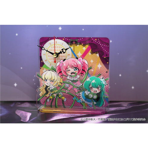 『魔法少女にあこがれて』ぷちちょこミニアクリル置時計 【魔法少女トレスマジア】