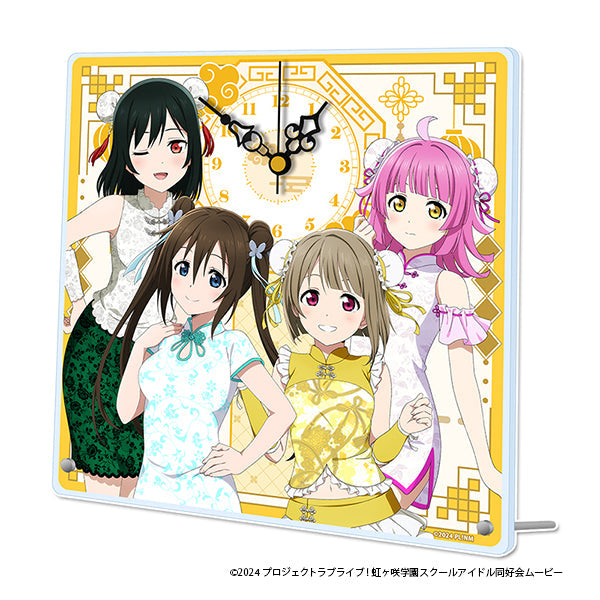 『ラブライブ!虹ヶ咲学園スクールアイドル同好会』アクリル置時計【1年生】