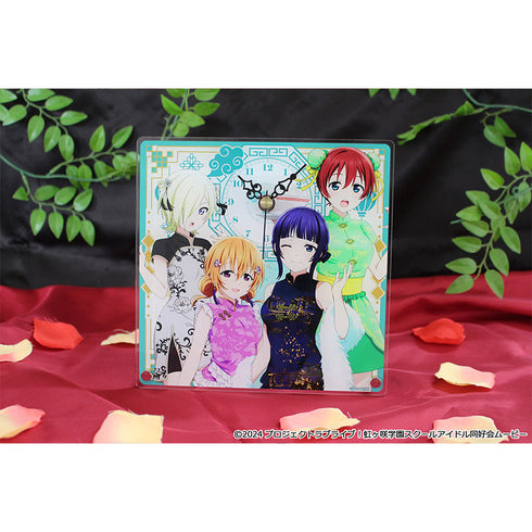 『ラブライブ!虹ヶ咲学園スクールアイドル同好会』アクリル置時計【3年生】