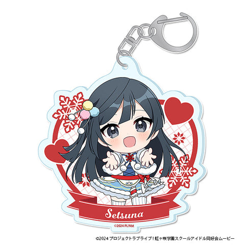『ラブライブ!虹ヶ咲学園スクールアイドル同好会』ぷちちょこアクリルキーホルダー【優木 せつ菜】 ウィンター衣装ver.
