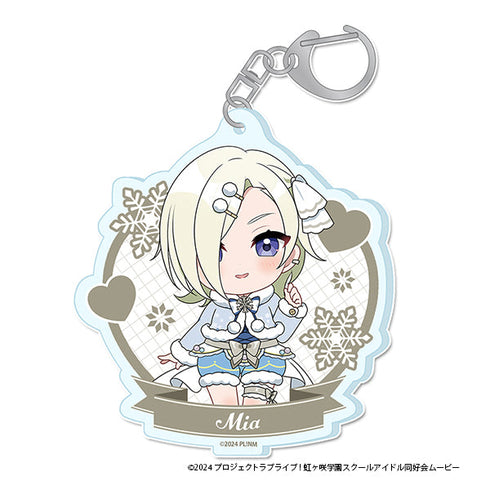 『ラブライブ!虹ヶ咲学園スクールアイドル同好会』ぷちちょこアクリルキーホルダー【ミア・テイラー】 ウィンター衣装ver.