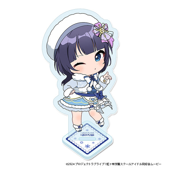 『ラブライブ!虹ヶ咲学園スクールアイドル同好会』ぷちちょこアクリルスタンド【朝香 果林】 ウィンター衣装ver.