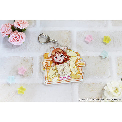 『ラブライブ!サンシャイン!!』描き下ろし アクリルキーホルダー 【高海 千歌】 アニマル衣装