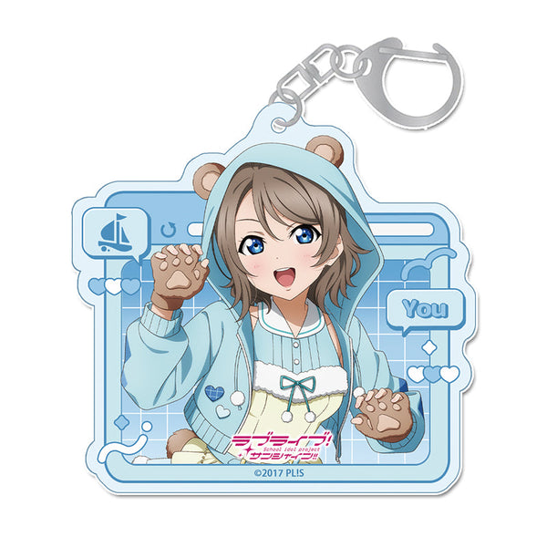 『ラブライブ!サンシャイン!!』描き下ろし アクリルキーホルダー 【渡辺 曜】 アニマル衣装