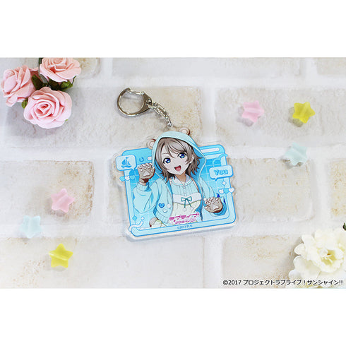 『ラブライブ!サンシャイン!!』描き下ろし アクリルキーホルダー 【渡辺 曜】 アニマル衣装