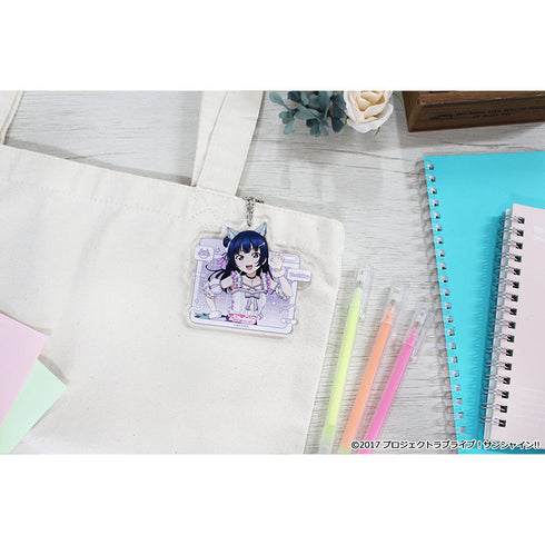 『ラブライブ!サンシャイン!!』描き下ろし アクリルキーホルダー 【津島 善子】 アニマル衣装