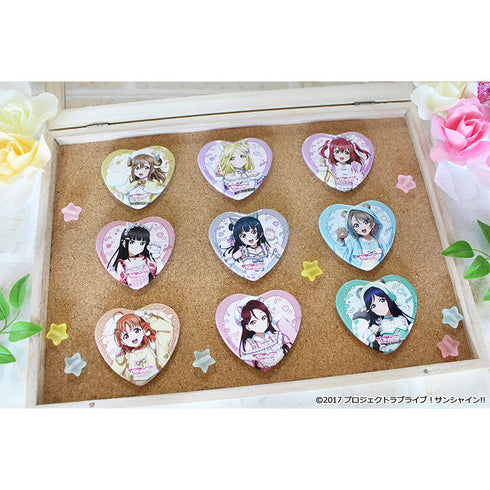 『ラブライブ!サンシャイン!!』描き下ろし トレーディングハート型缶バッジ アニマル衣装【BOX】