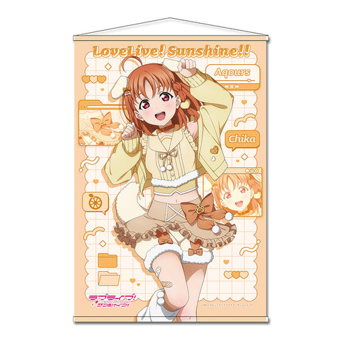 『ラブライブ!サンシャイン!!』描き下ろし B2タペストリー 【高海 千歌】 アニマル衣装