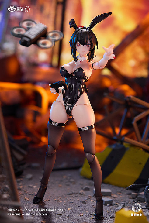 『BUNNY RAPID ACTION SQUAD』Attacker・ルナ 1/12 可動フィギュア
