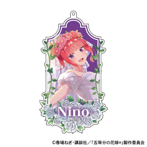 『五等分の花嫁*』ウェディングドレス アクリルキーホルダー 中野二乃