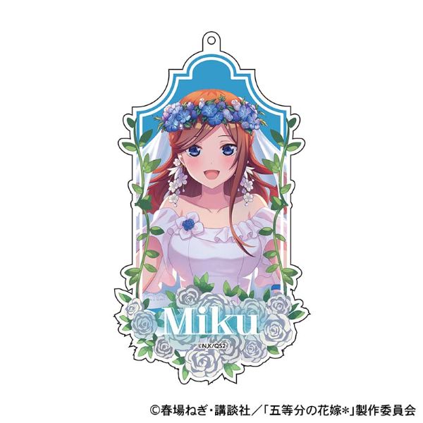 『五等分の花嫁*』ウェディングドレス アクリルキーホルダー 中野三玖