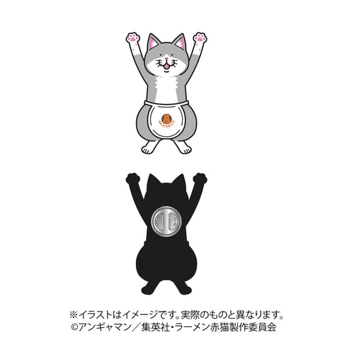 『ラーメン赤猫』ピンバッジ(佐々木)
