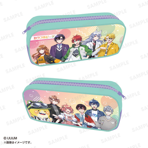 『カラフルピーチ』ペンケース グラデーション