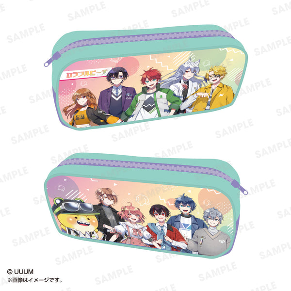 『カラフルピーチ』ペンケース グラデーション