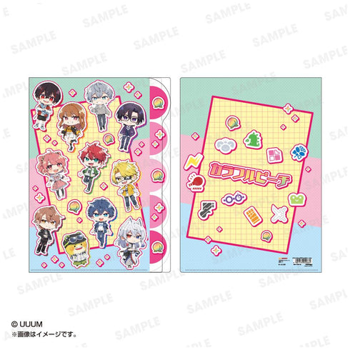 『カラフルピーチ』ダイカットクリアファイル5P アイコン