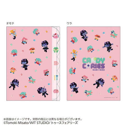 『Candy Caries』 Die-Cut Clear File 5-Piece Set