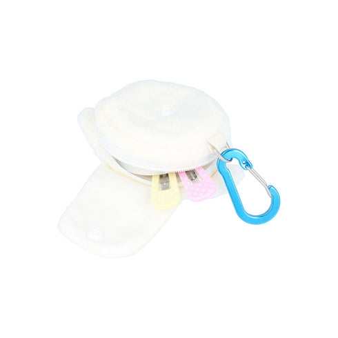 『サンリオキャラクターズ』カラビナ付きふわミニポーチ シナモロール【202507再販】