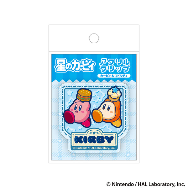 『星のカービィ』カービィとたべもの アクリルクリップB(カービィ&ワドルディ)