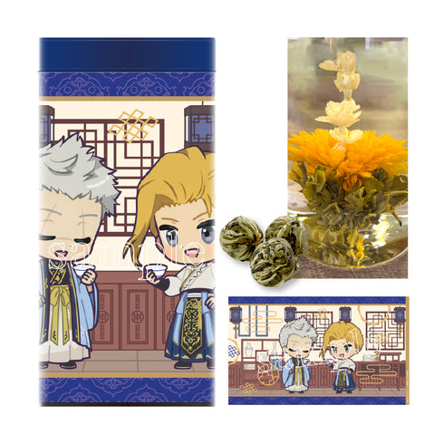 『地獄楽』-彩リ花茶- 花茶入りキャニスター 3.士遠&典坐