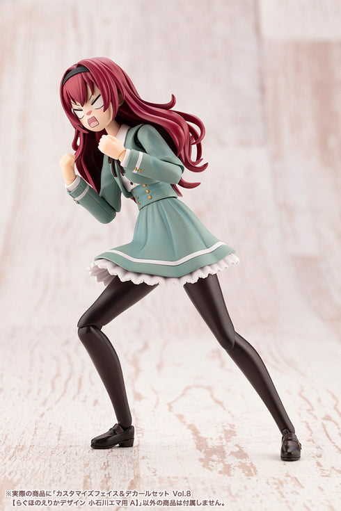 『創彩少女庭園』カスタマイズフェイス&デカールセット Vol.8 らぐほのえりかデザイン 小石川エマ用A