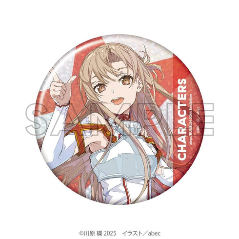『abec/BUNBUN』20th Exhibition CHARACTERS BIGキラキラ缶バッジ 『ソードアート・オンライン』アスナ