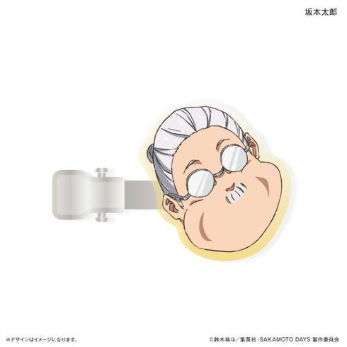 『SAKAMOTO DAYS』キャラ面アクリルヘアクリップ SAKAMOTO DAYS 坂本太郎&朝倉シン
