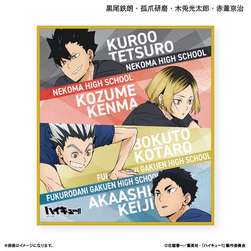 『ハイキュー!!』トレーディングミニ色紙 -レシーブ-【BOX】