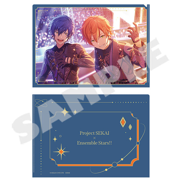 『プロジェクトセカイ カラフルステージ! feat.初音ミク』プロジェクトセカイ カラフルステージ! feat.初音ミク×あんさんぶるスターズ!! クリアファイル 東雲彰人×漣ジュン