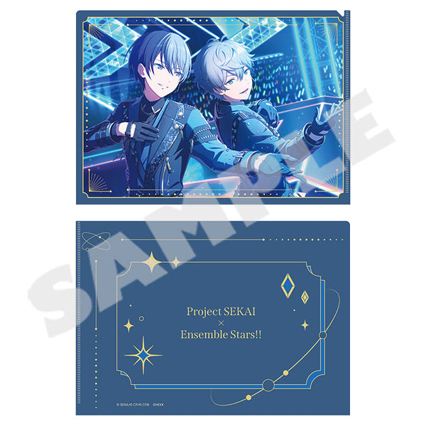 『プロジェクトセカイ カラフルステージ! feat.初音ミク』プロジェクトセカイ カラフルステージ! feat.初音ミク×あんさんぶるスターズ!! クリアファイル 青柳冬弥×瀬名泉